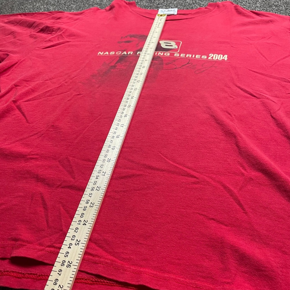 Vintage Dale Earnhardt Jr Winners Circle NASCAR 2004 Schedule Red T-Shirt 2XL - Picture 5 of 9